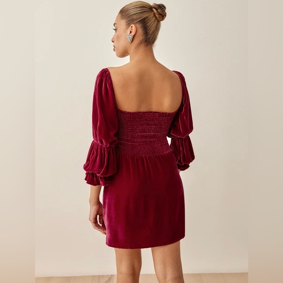 Reformation Red Mini Dress - Picture 3 of 7